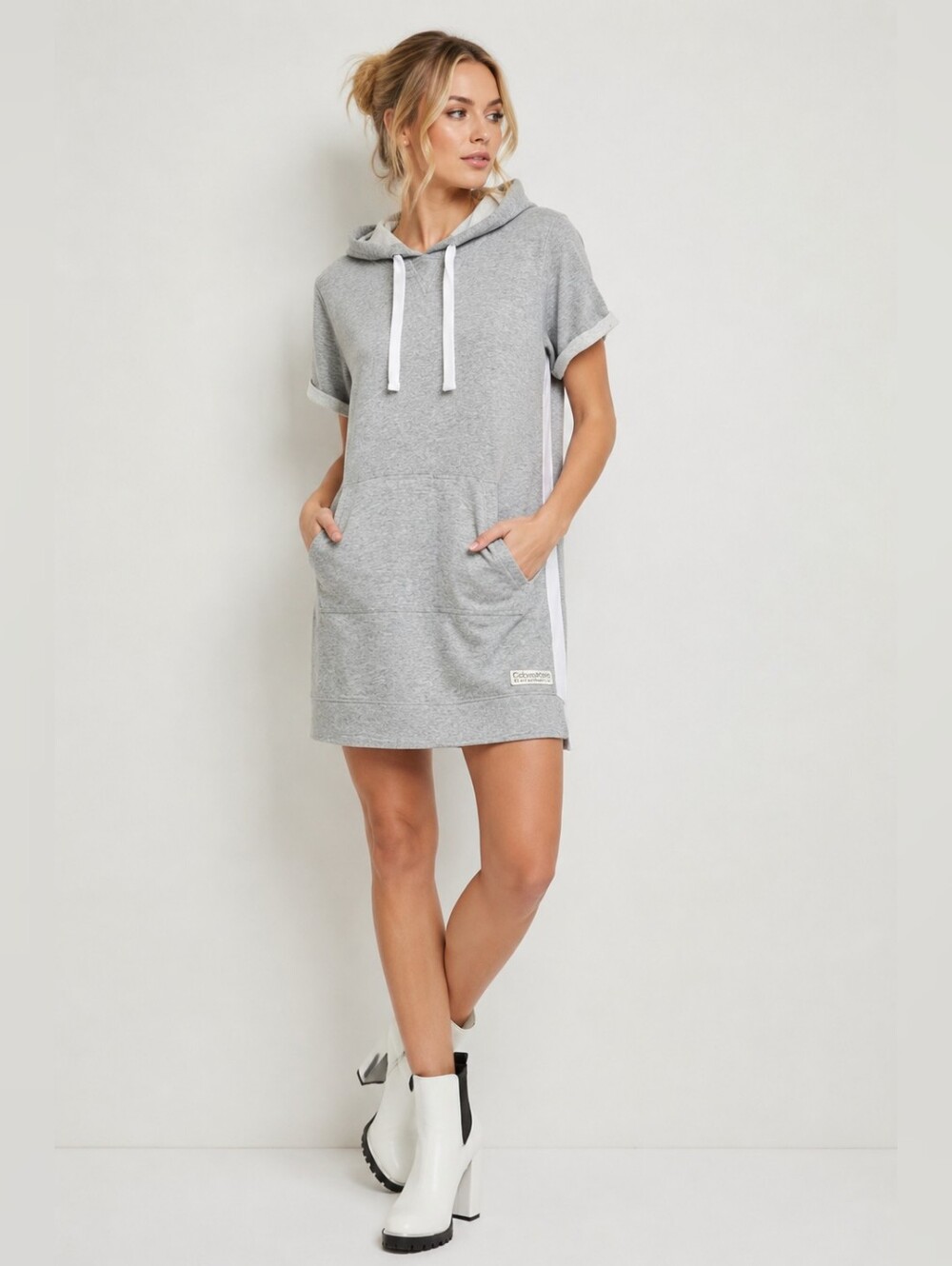 Calvin Klein Dress Sweatshirt hoodie Mini Short Sleeve